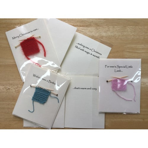 Card with Knitting