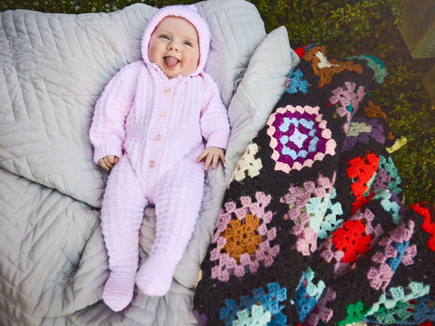 Granny Square Afghan