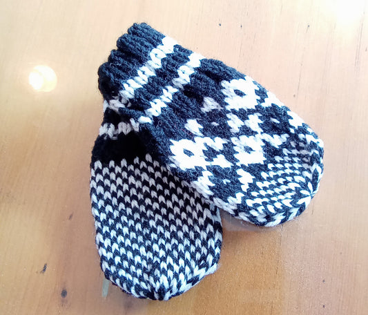 Double Ball Baby Bag Mittens