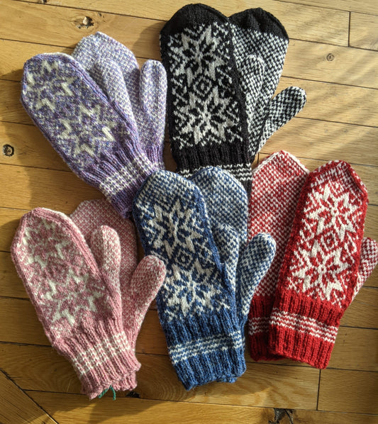 Snowflake Mitts