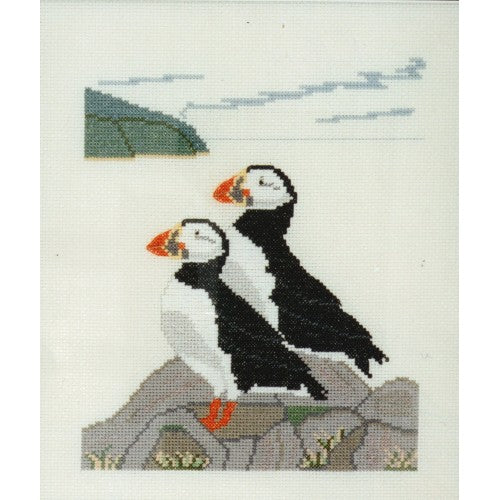 The Atlantic Puffin Cross Stitch Kit